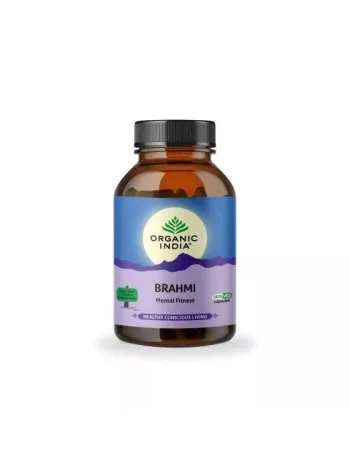 Брахми Organic India: 180 капсул для ясного ума и памяти